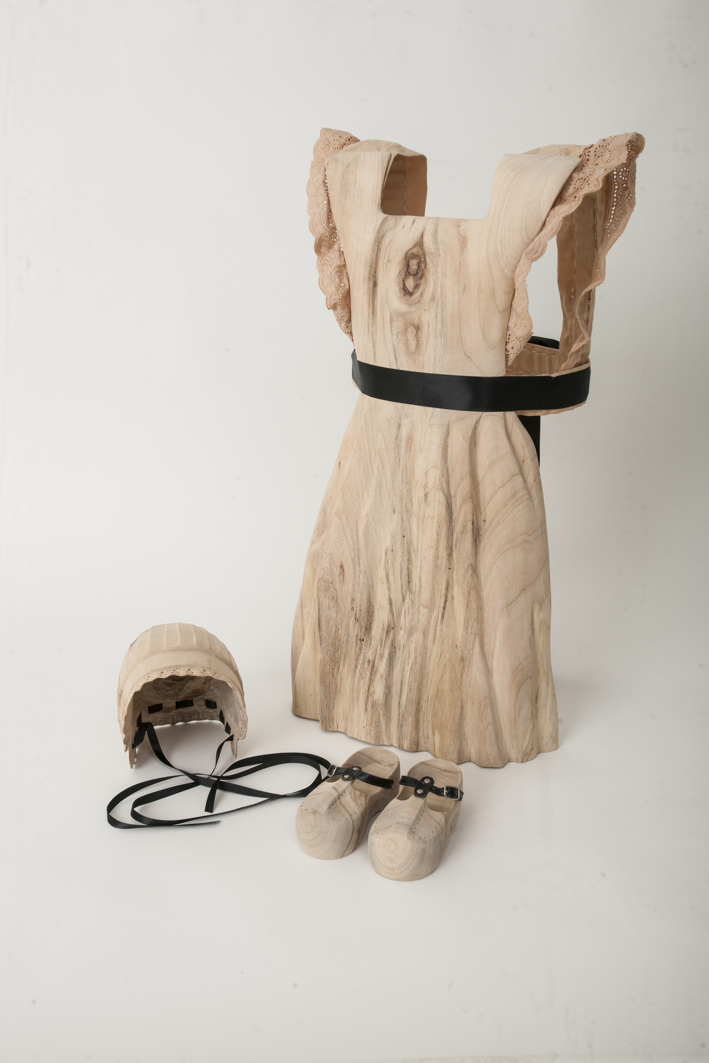 Dressed to Impress by Chris Kelly, camphor laurel wood and other materials